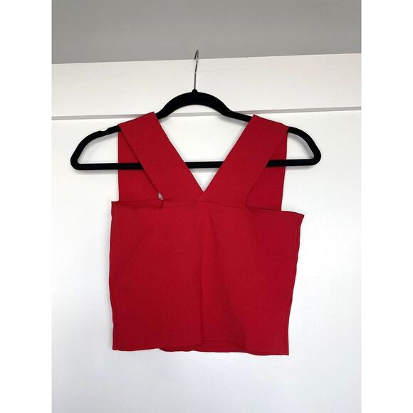 Seek The Label Bandage Crop Top Red Sz Medium - Picture 2 of 7
